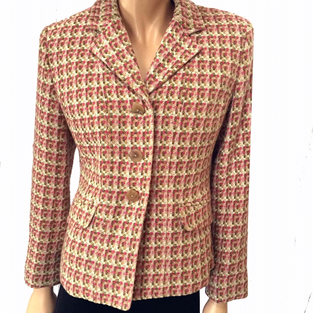 Talbots Italian Wool Tweed Jacket Blazer